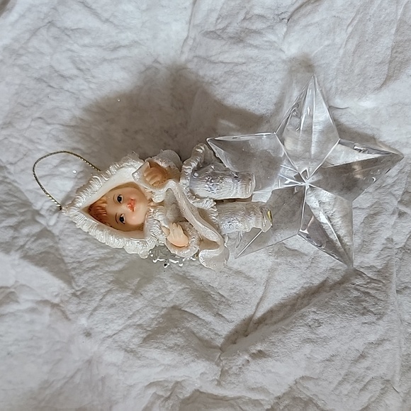 Snow Angel Baby Christmas Tree Ornament - Picture 1 of 4